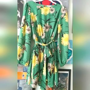 Womens Green Fate Dress Small